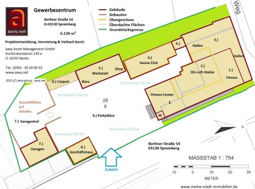 Lageplan McFarmer Landmarktzentrum Spremberg